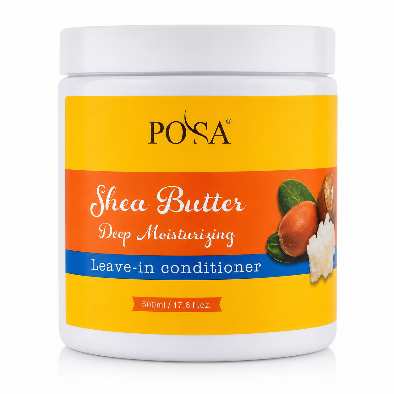 POSA Shea Butter Deep Moisturizing Leave-In Conditioner (500ml)