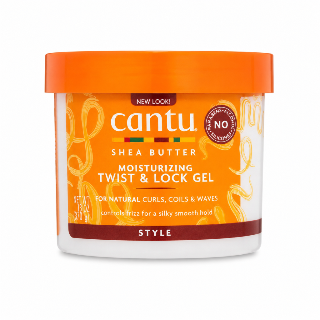 Cantu Shea Butter Moisturizing Twist & Lock Gel – 370g | Frizz Control & Long-Lasting Hold