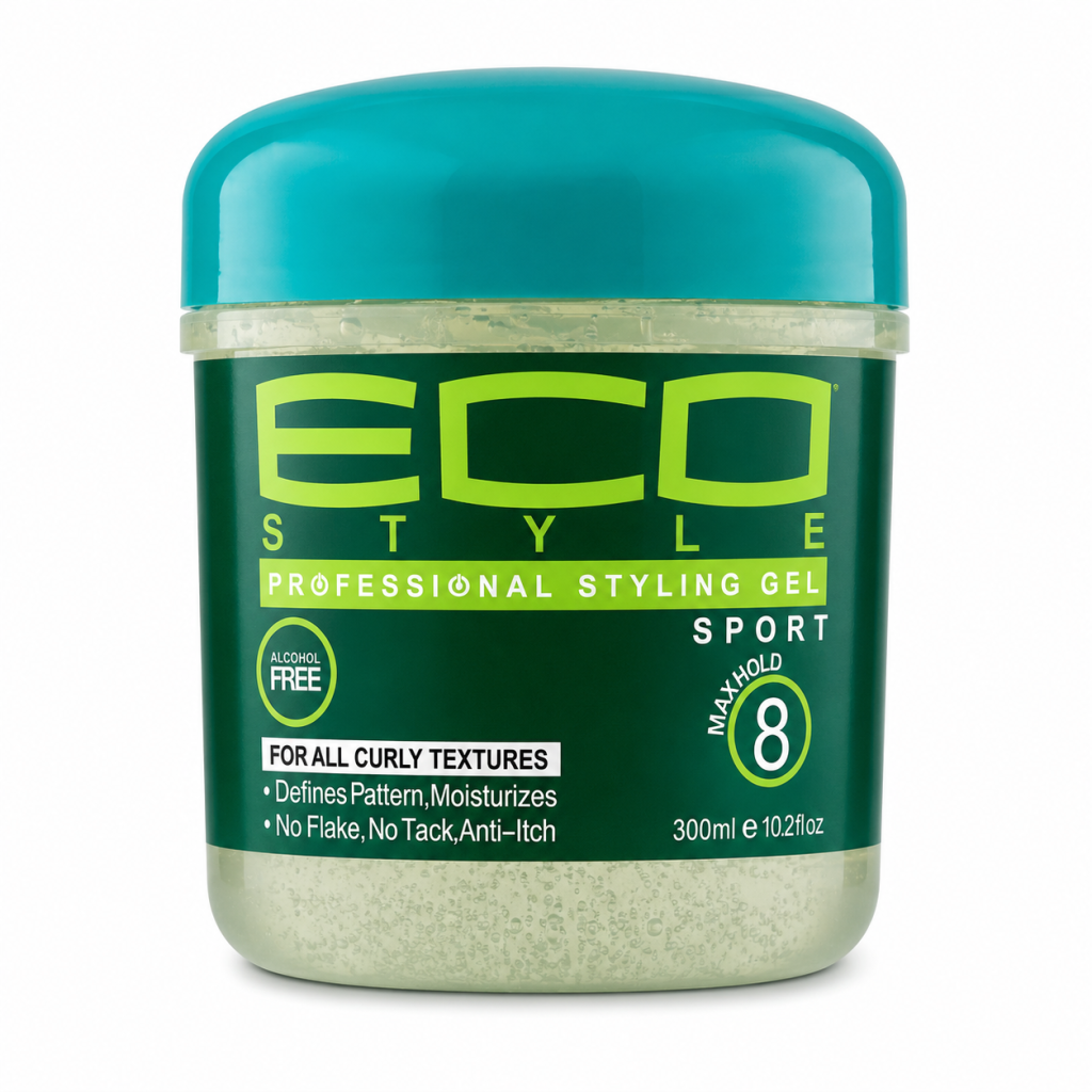 Eco Style Professional Styling Gel Sport – Maximum Hold 8 – 300ml | Alcohol-Free Hair Styling Gel